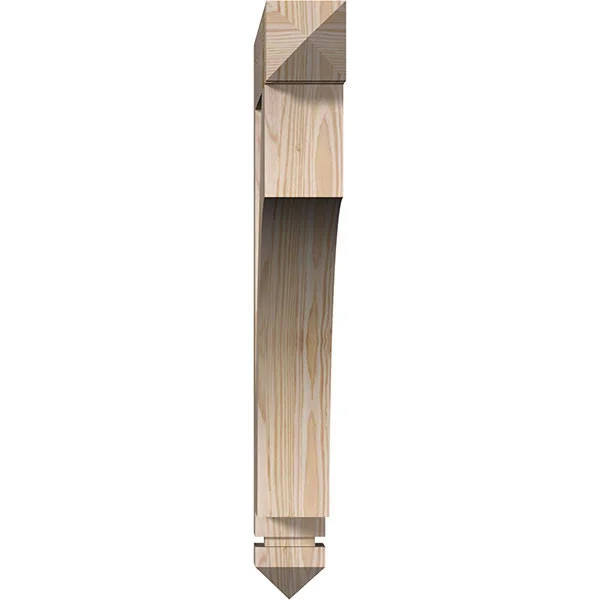 Ekena Millwork BKT04X28X28WTL03SDF 3 1/2x22W x 28x22D x 28x22H Westlake Arts & Crafts Smooth BRACKET - Douglas Fir