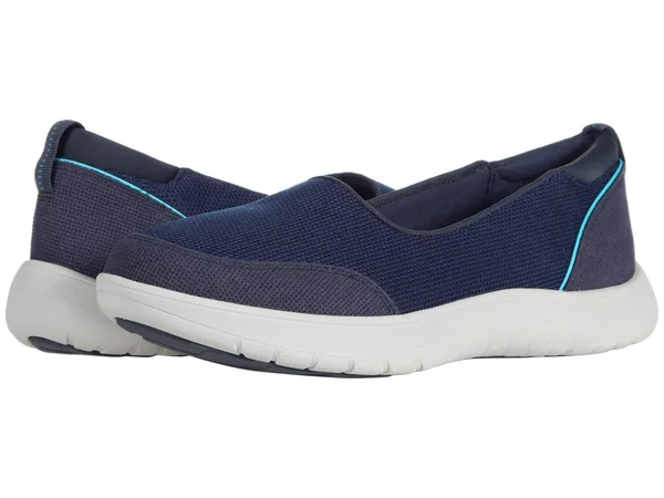 Clarks Adelia Blush Women's Navy Slip on 8 N