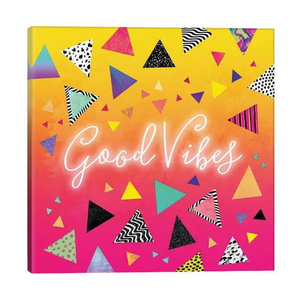 18x22 x 18x22 Good Vibes by Elisabeth Fredriksson Unframed Wall Canvas Print - iCanvas