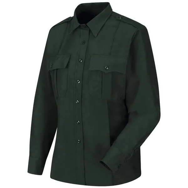 Horace Small Men's Short Sleeve with Zipper Sentry Shirt - Hs1545 - Size: SS15, Green