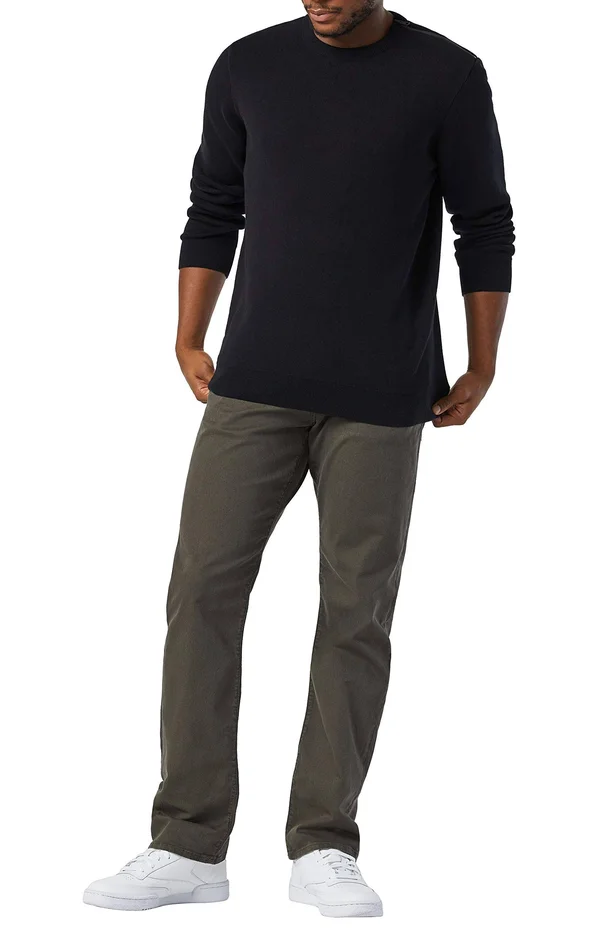 Mavi Men's Matt Relaxed Straight Leg in Green Bedford - Men's Jeans