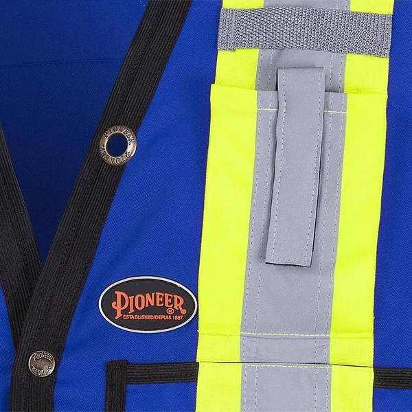 Pioneer V1010180-3XL Hi-Viz Surveyor’s Safety Vest - Royal, 3XL