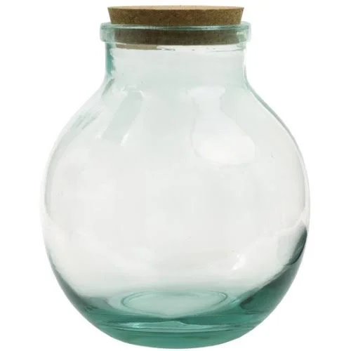 Couronne Sphere Storage Jar, Clear