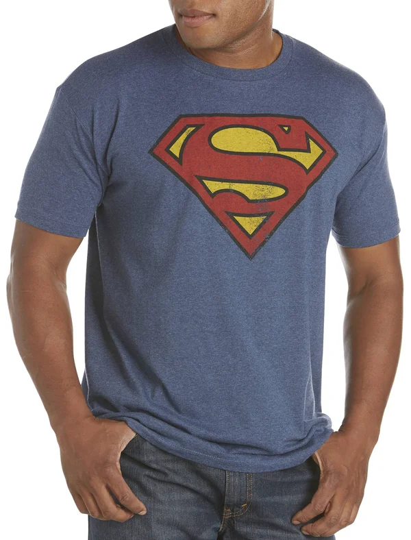 Men's Big & Tall True Nation Classic Superman Logo Graphic Tee, Size: 4XL