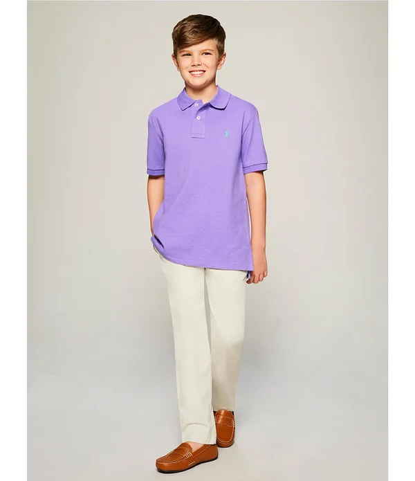 Polo Ralph Lauren Childrenswear Big Boys 8-20 Short-Sleeve Essential Mesh Polo Shirt - L
