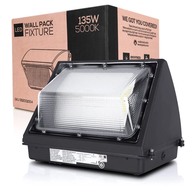LED Wall Pack - Commercial Outdoor Lighting, UL, DLC (135.00)
