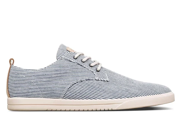 CLAE Ellington Textile 7.5 - Navy White Denim, NWD Derby Sneakers Unisex