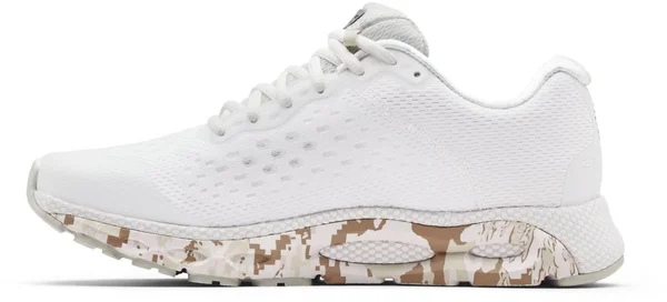 Under Armour Mens HOVR Infinite 3 Camo Running Shoes White/Black 9.5