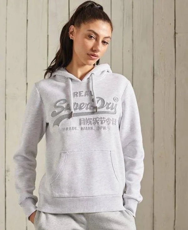 Superdry Vintage Logo Tonal Embossed Glitter S