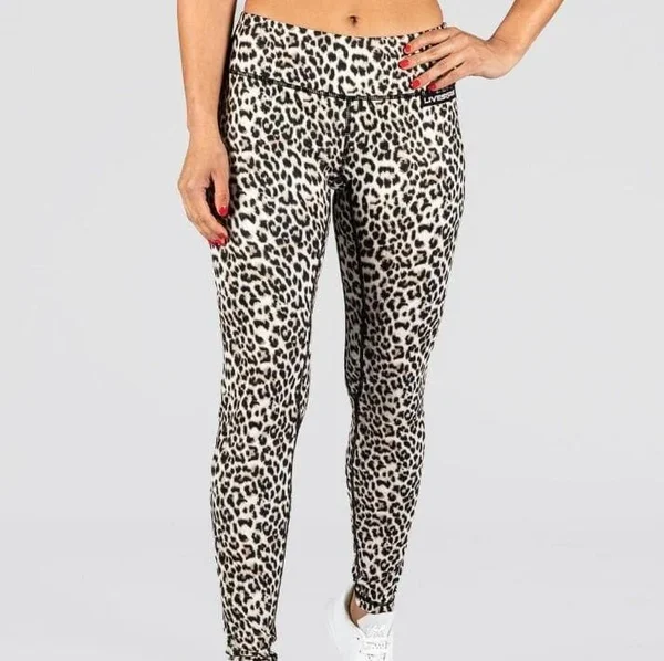 Fire Booty Leggings - Animal Print, M