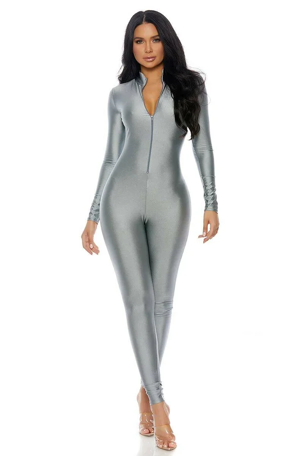 Forplay Women's Mock Neck Jumpsuit