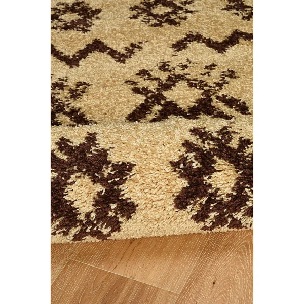 Linon Moroccan Mekenes Rug - 8& x 10& - Camel/Brown