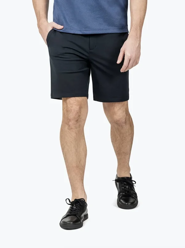 Most Comfortable - Stretch Woven Performance Dress Shorts - Men's Kinetic Short - Navy, 40