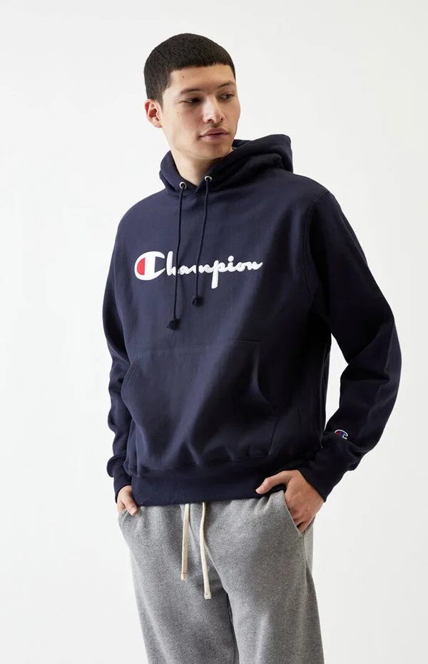 Champion Life REVERSE Weave Hoodie - Blue - Hoodies