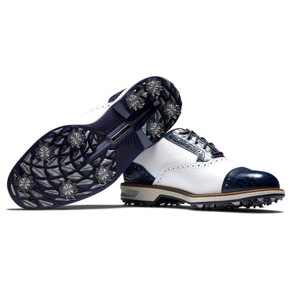 FootJoy Men's Premiere Series-Tarlow Golf Shoe - White/Navy, 11.5 Wide