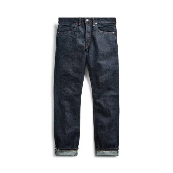 Ralph Lauren Men's Slim Fit Selvedge Jean - Size 34 in Once Washed