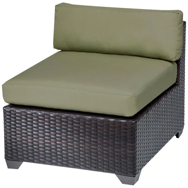 TK Classics TKC010b-AS Belle Armless Sofa, Cilantro