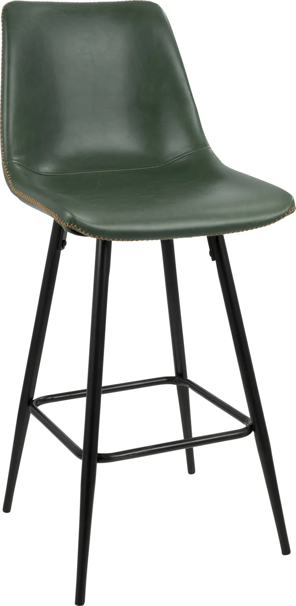 LumiSource Durango Green Counter Stool Set of 2