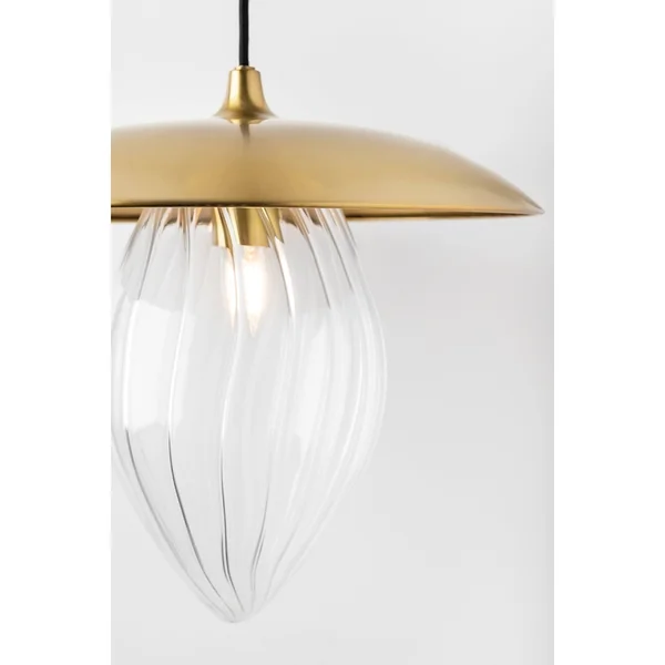 Carson Carrington Varestorp 1-Light Pendant - 9 Inches - Polished Nickel 30806122