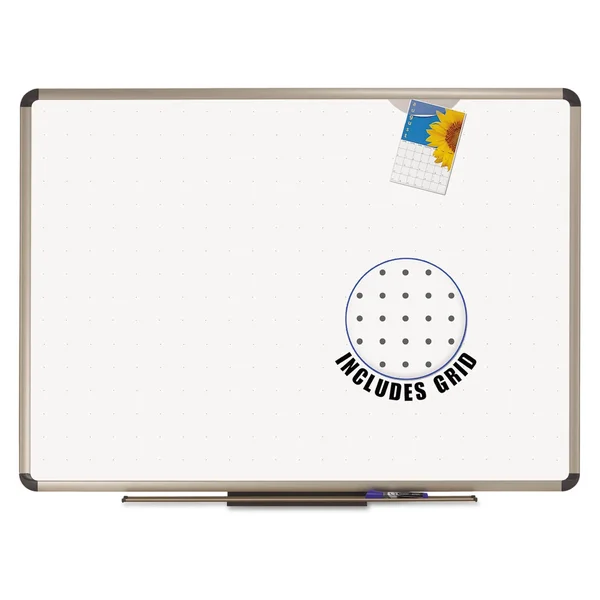 Quartet Prestige Total Erase - Whiteboard - wall mountable - 24.02 in x 18 in - white - euro titanium frame