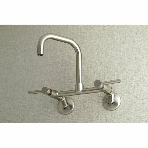Kingston Brass KS813ORB Concord 8x22 Adjustable Center Wall Mount Kitchen Faucet - Oil Rubbed Bronze