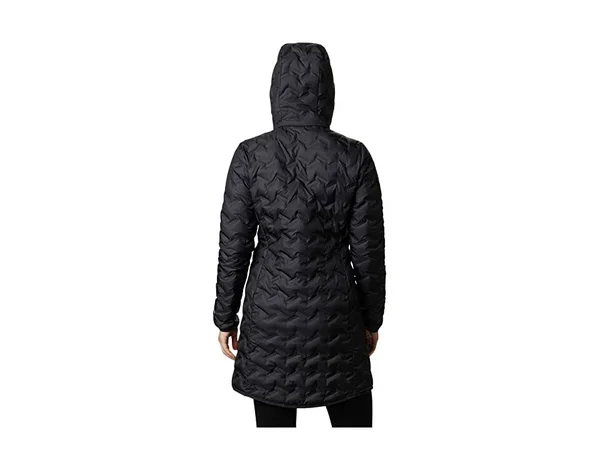 Columbia Delta Ridge Long Down Jacket - Women's Black, Xs