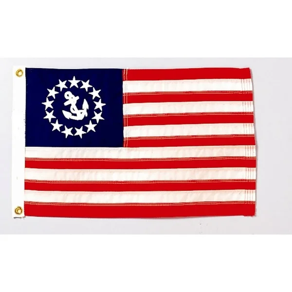 Sewn U.S. Yacht Ensign Flag - 3' x 5'