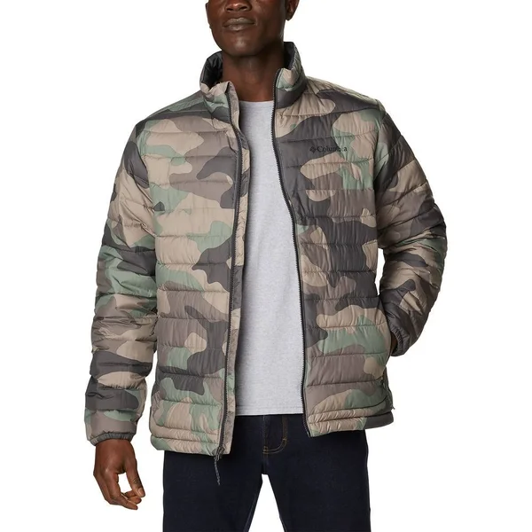 Columbia Men's Powder Lite Jacket, Cypress Mod Camo Print, 3X Big