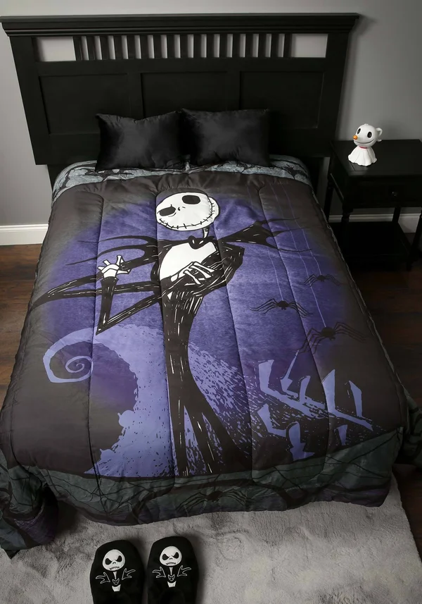 Disney Nightmare Before Christmas Meant to Be Reversible Comforter (Full - Queen) - 81 x 86