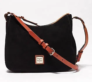 Dooney & Bourke Suede Tracy Crossbody - Black