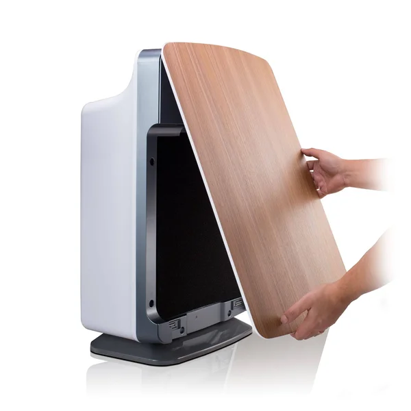 Alen BreatheSmart HEPA Air Purifier for Pet Odors and Allergies-HEPA-OdorCell - Maple