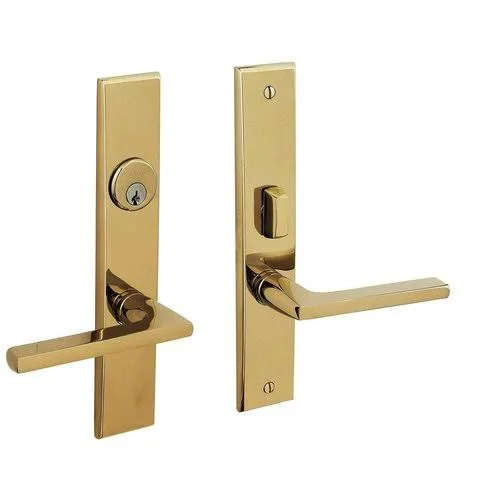 Baldwin 6974056entr Lakeshore Entrance TRIM, Satin Nickel with Lifetime-056-56