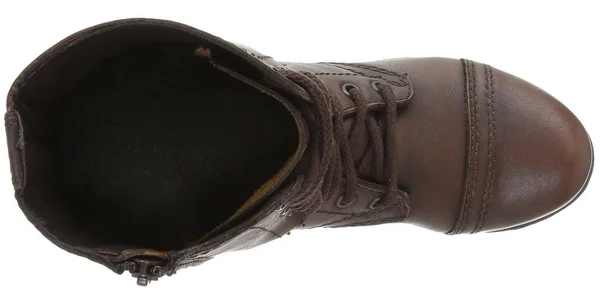Steve Madden Troopa - Brown Leather Combat Boot