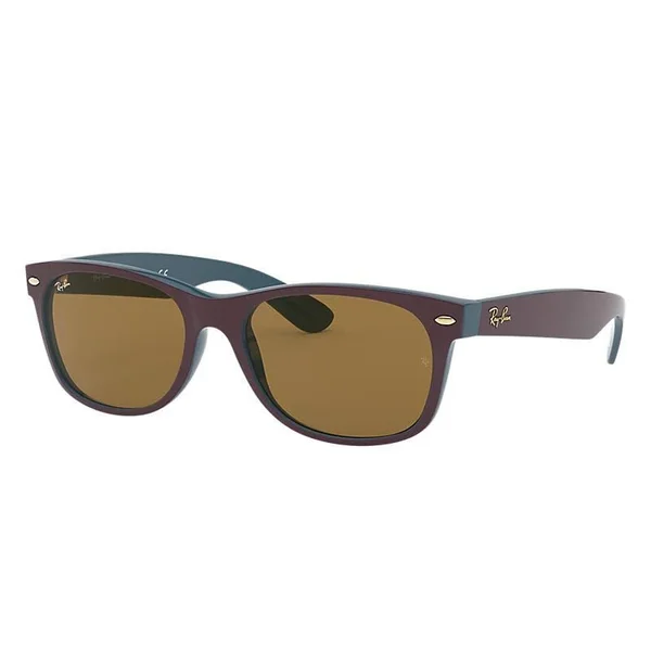 Ray-Ban New Wayfarer @Collection RB2132 - 55-21, Black, Gray Lenses - RB2132