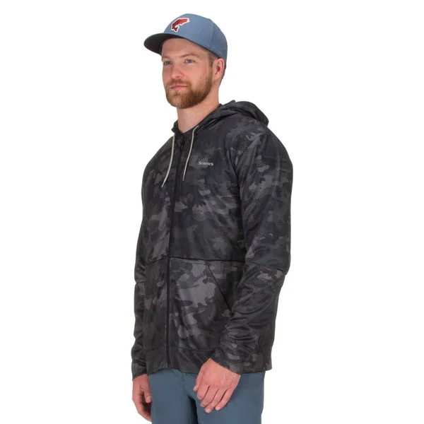 Simms Challenger Full Zip Hoody XXL - Black