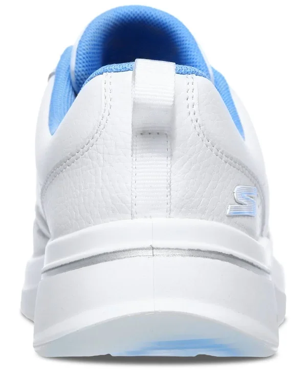 Skechers Women's GOwalk Steady Sneaker, White/Blue