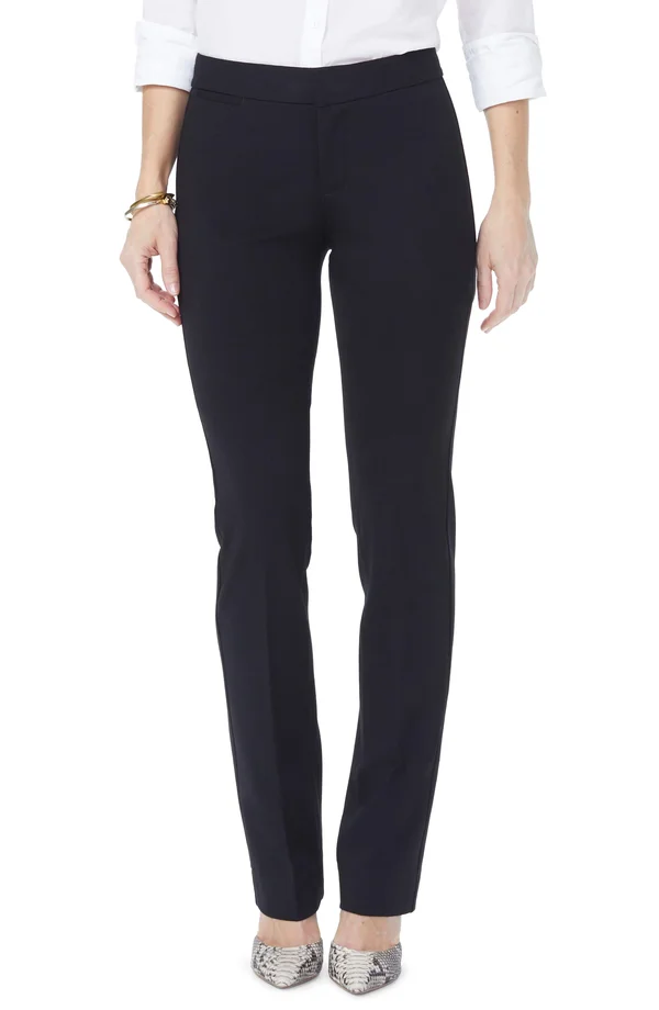 Nydj Ponte Trouser Pants Women's Black : 16 33