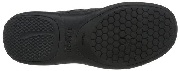 Aravon Women's REVsavor Flat, Black, 9