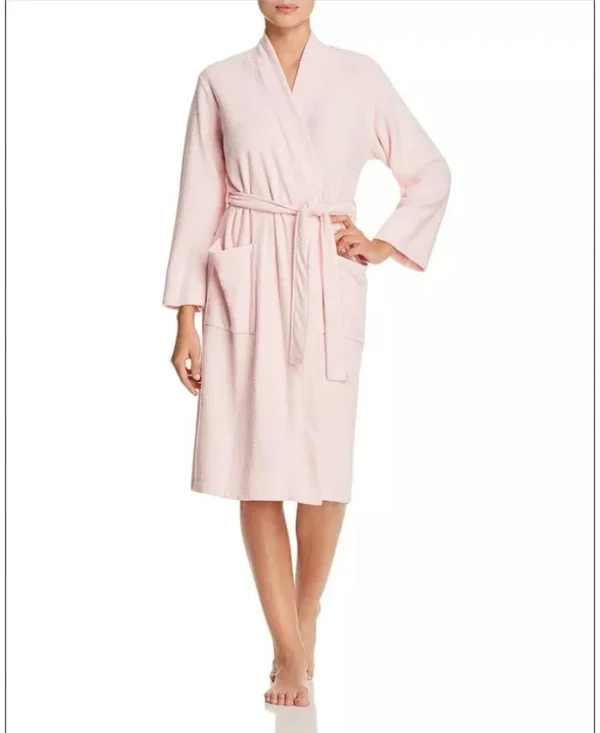 Nirvana Brushed Terry Robe, Women's, Pink, N Natori