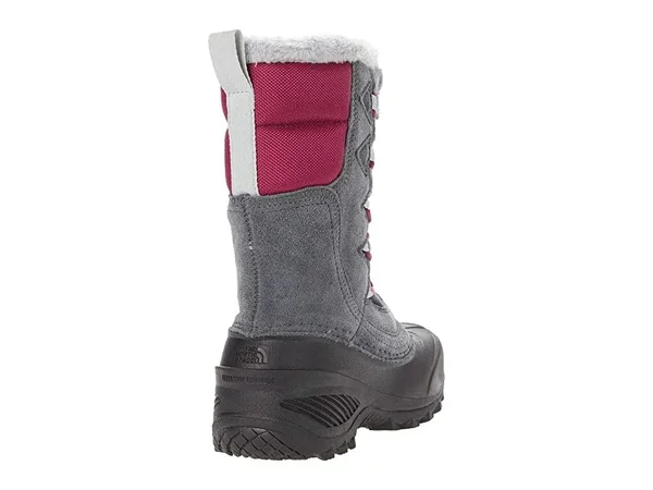 The North Face Youth Shellista Lace IV Boot - 4 - Zinc Grey/Dramatic Plum