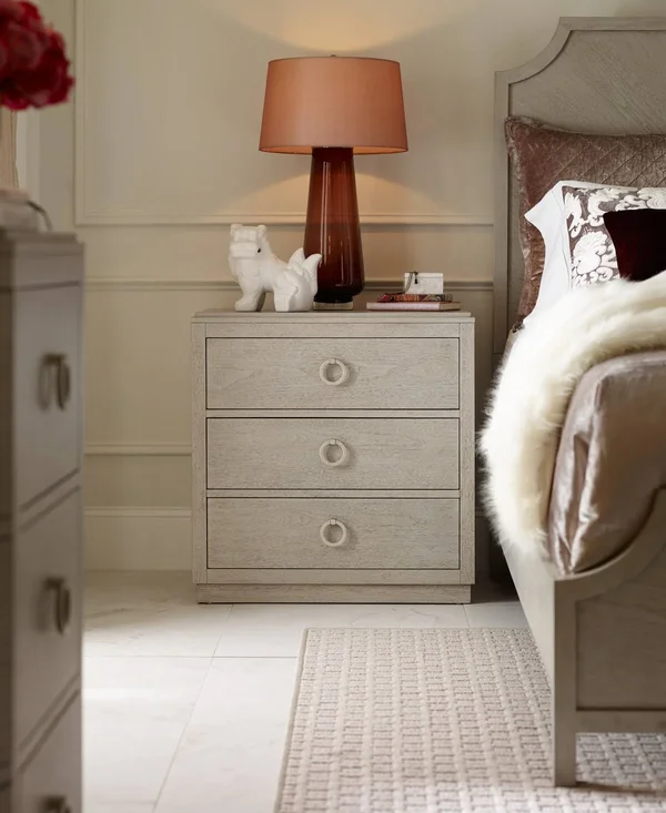 Cinema Shadow Grey Nightstand by Rachael Ray