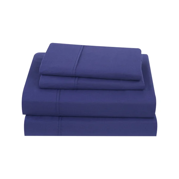 Sean John Solid Cotton Percale Grey Queen Sheet Set