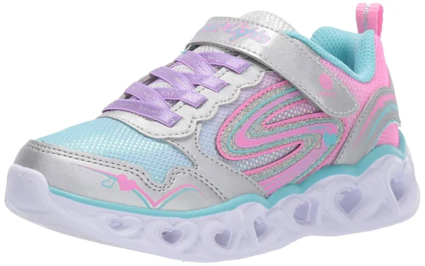 Skechers Girls& S Lights Heart Lights Love Spark Sneaker