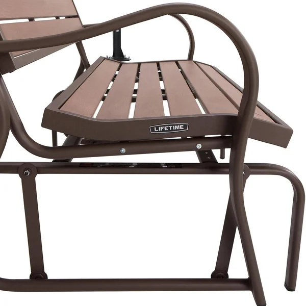 Lifetime Glider Bench (Brown)