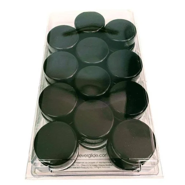 Forever Glides 1-1/2x22 Wrought Iron Patio Furniture Glides, Pewter