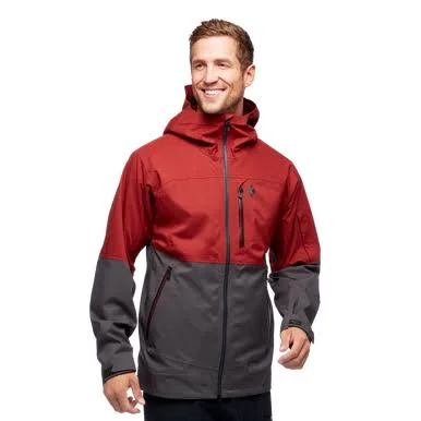 Black Diamond Men's BoundaryLine Mapped Jacket - Small - Black - Carbon