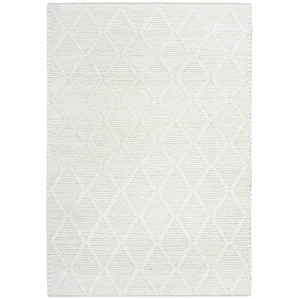 Lauren Ralph Lauren Handmade Millie Trellis Wool/Silk Rug - 2&3x22 x 10& Runner - Ivory
