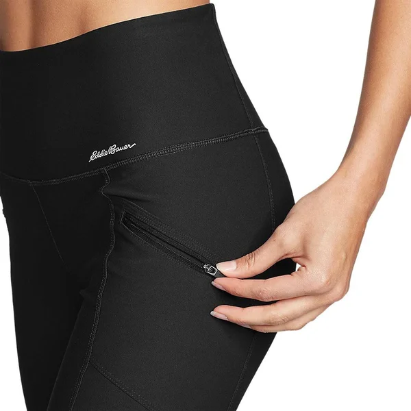 Eddie Bauer Women's Trail Tight Leggings - High Rise - Black - L