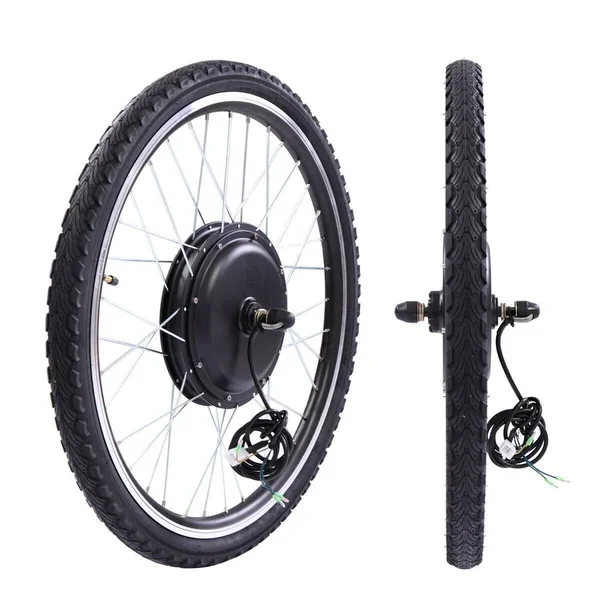 Sandinrayli Electric Bicycle Motor Kit w/ Front Wheel 36V 500W Hub Conversion
