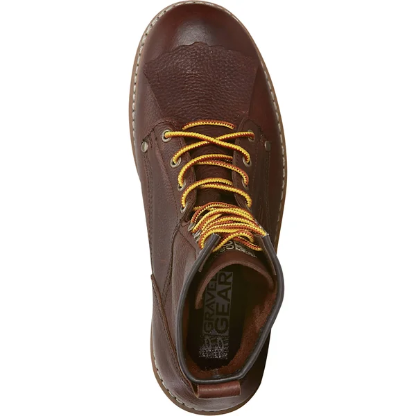 Gravel Gear Men's 8inch Logger Work Boots - Brown, Size 9 Wide